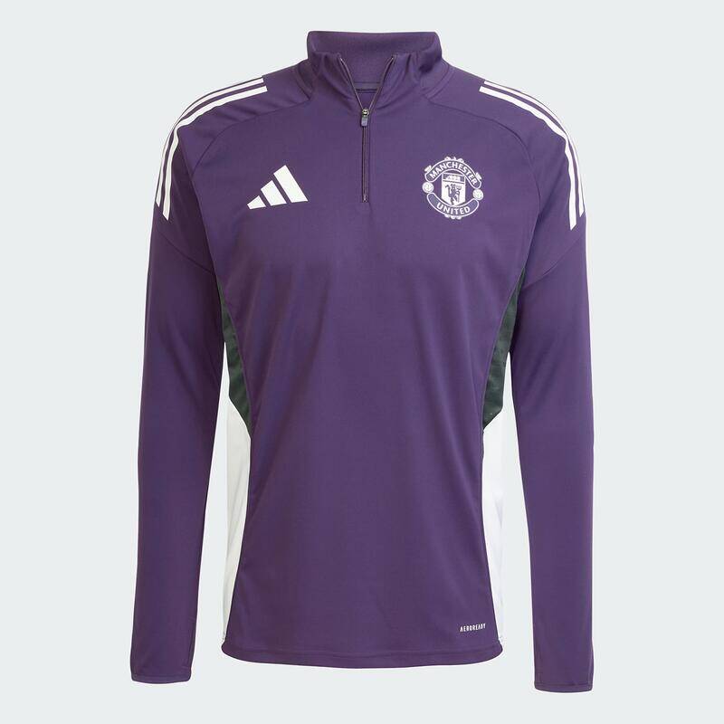 Adidas MUFC TR TOP Men Footabll Track Tops Purple -  1