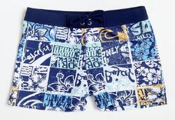 SHORTY LEO Bleu 16 ans