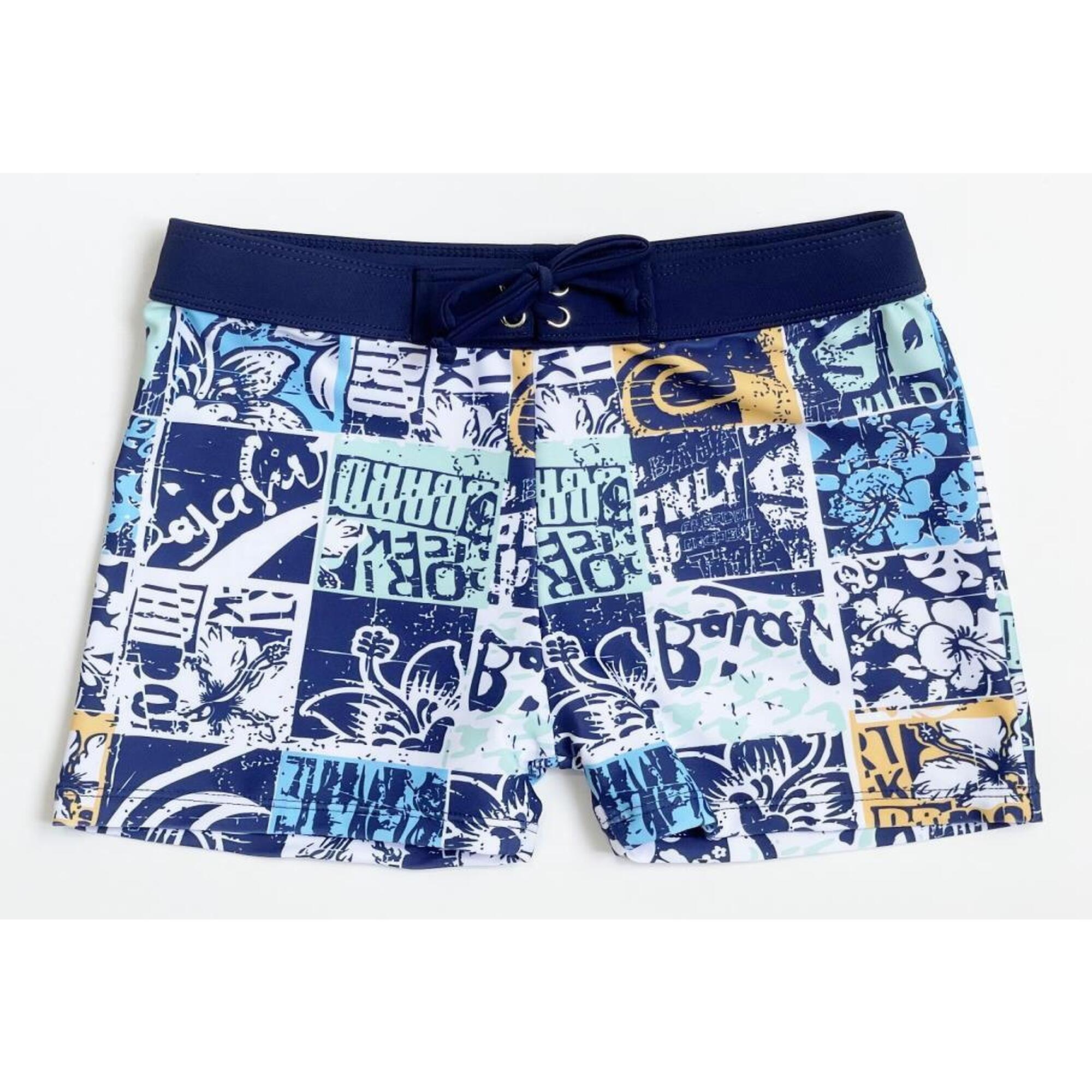 Blue Lagoon - Shorty Leo Bleu 16 Ans - Maillot De Bain 1 Pièce - Bleu - Decathlon
