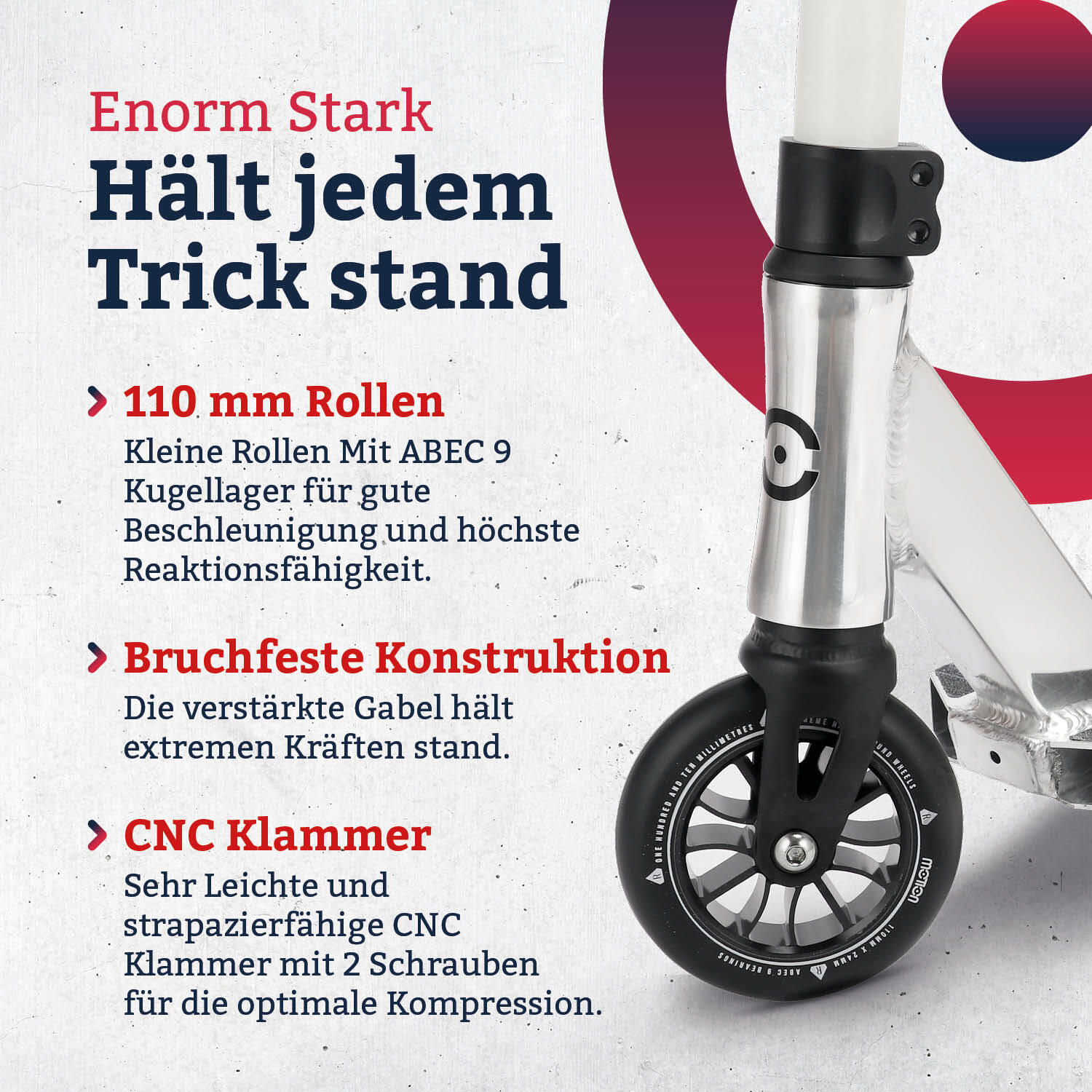 Freestyle Scooter  Rookie Pro  -weiss 3/7