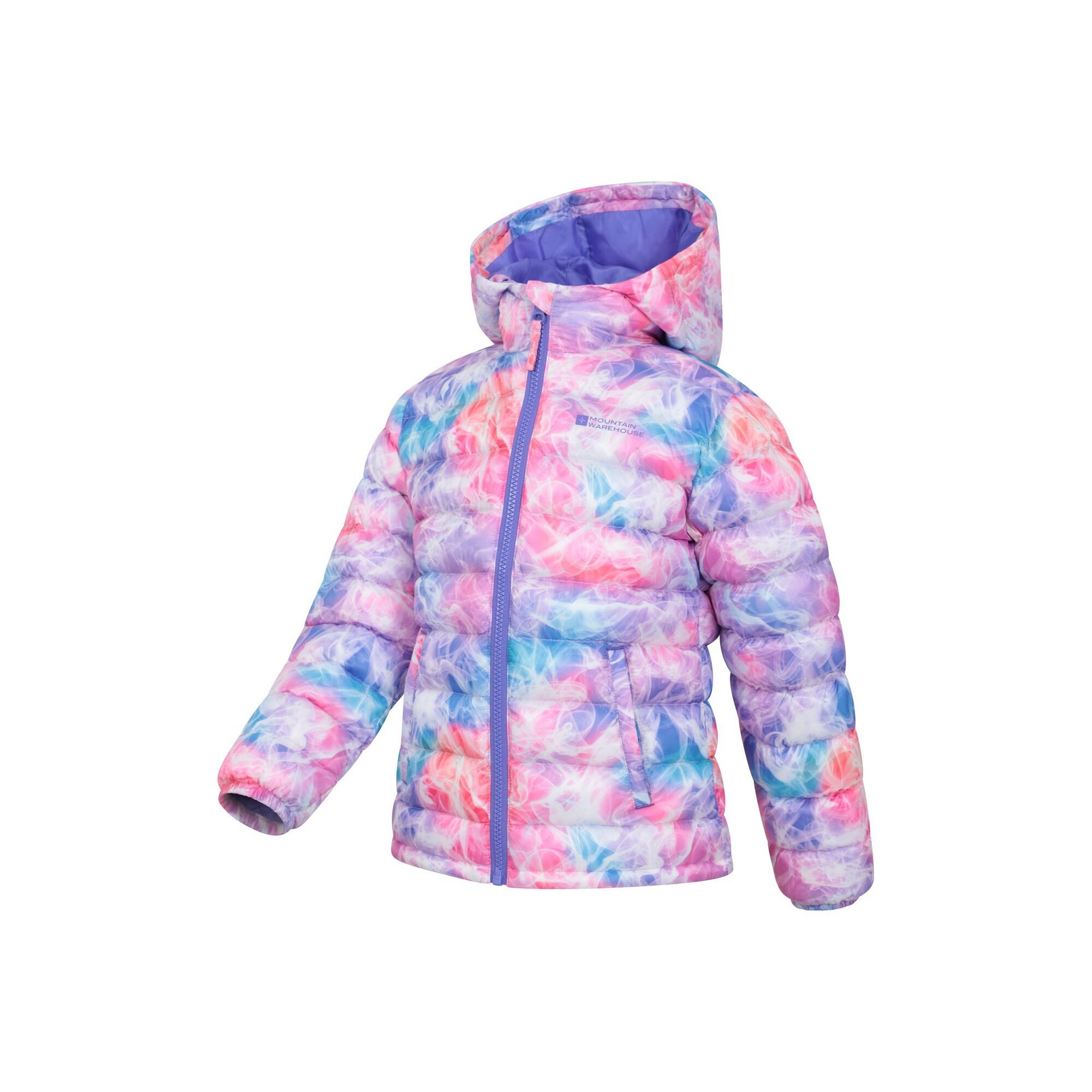 "Seasons" Steppjacke für Kinder Leuchtend Rosa 3/4
