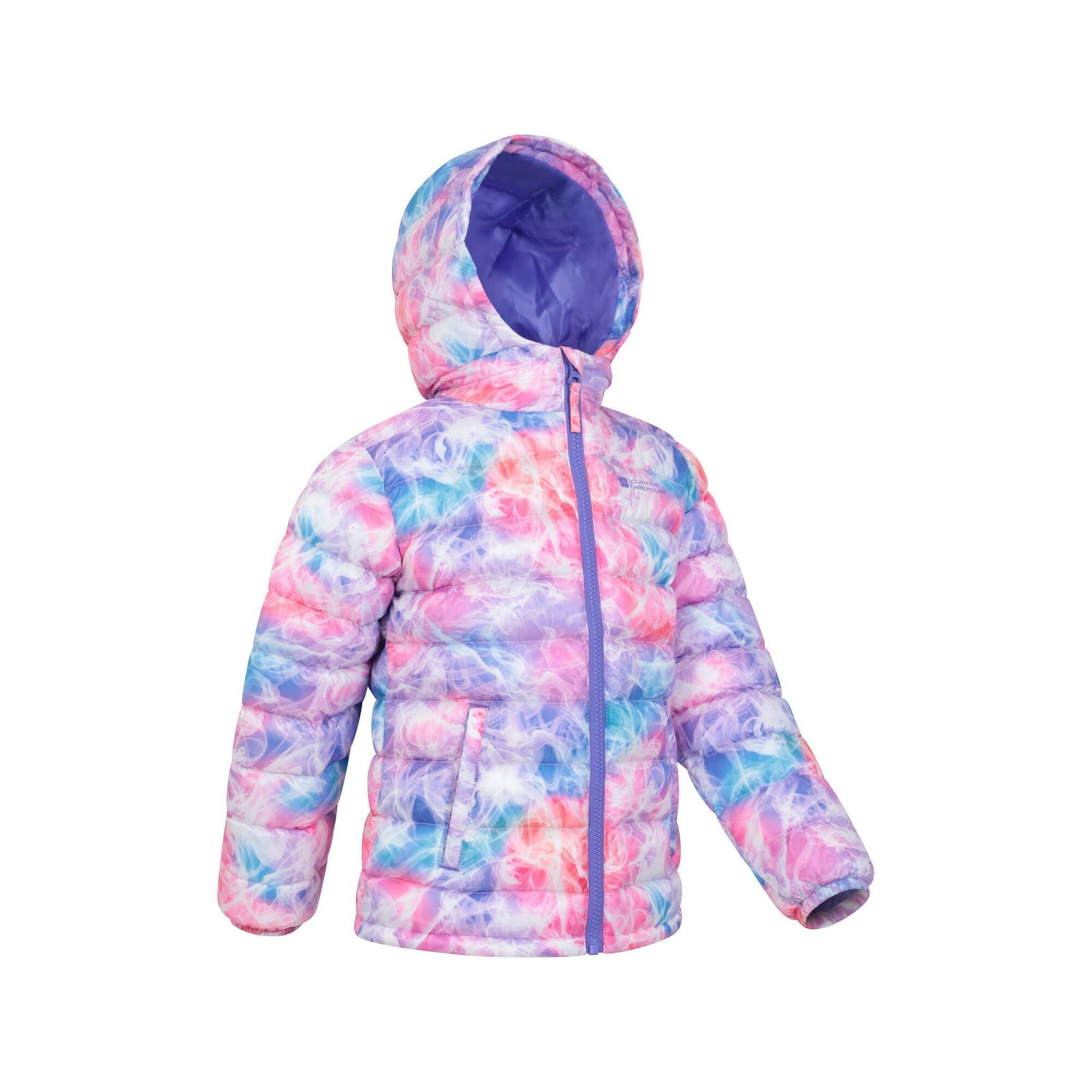 "Seasons" Steppjacke für Kinder Leuchtend Rosa 4/4