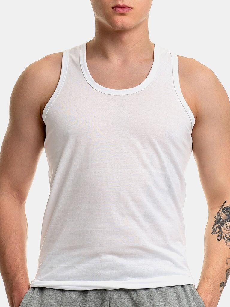 Cotton Crown Herren A-Shirt, 100% Baumwolle 3/7