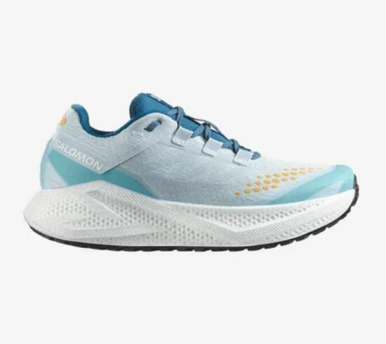 Chaussure de Running / Trail Homme Salomon "AERO GLIDE 3 GRVL" 44 Bleu Clair