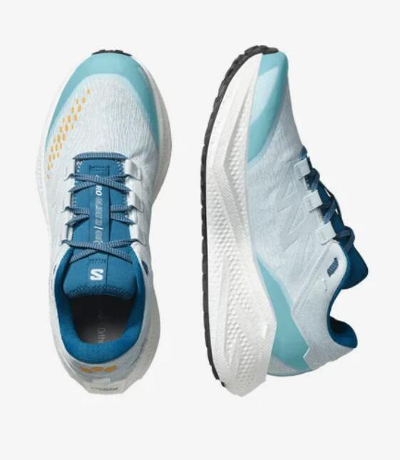 Chaussure de Running / Trail Homme Salomon "AERO GLIDE 3 GRVL" 42 Bleu Clair 4/5