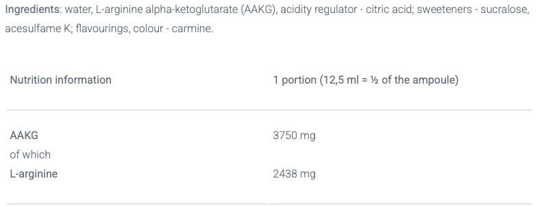L-Arginine - AAKG 7500 Extreme Shot - Cerise Pack de 9 3/3