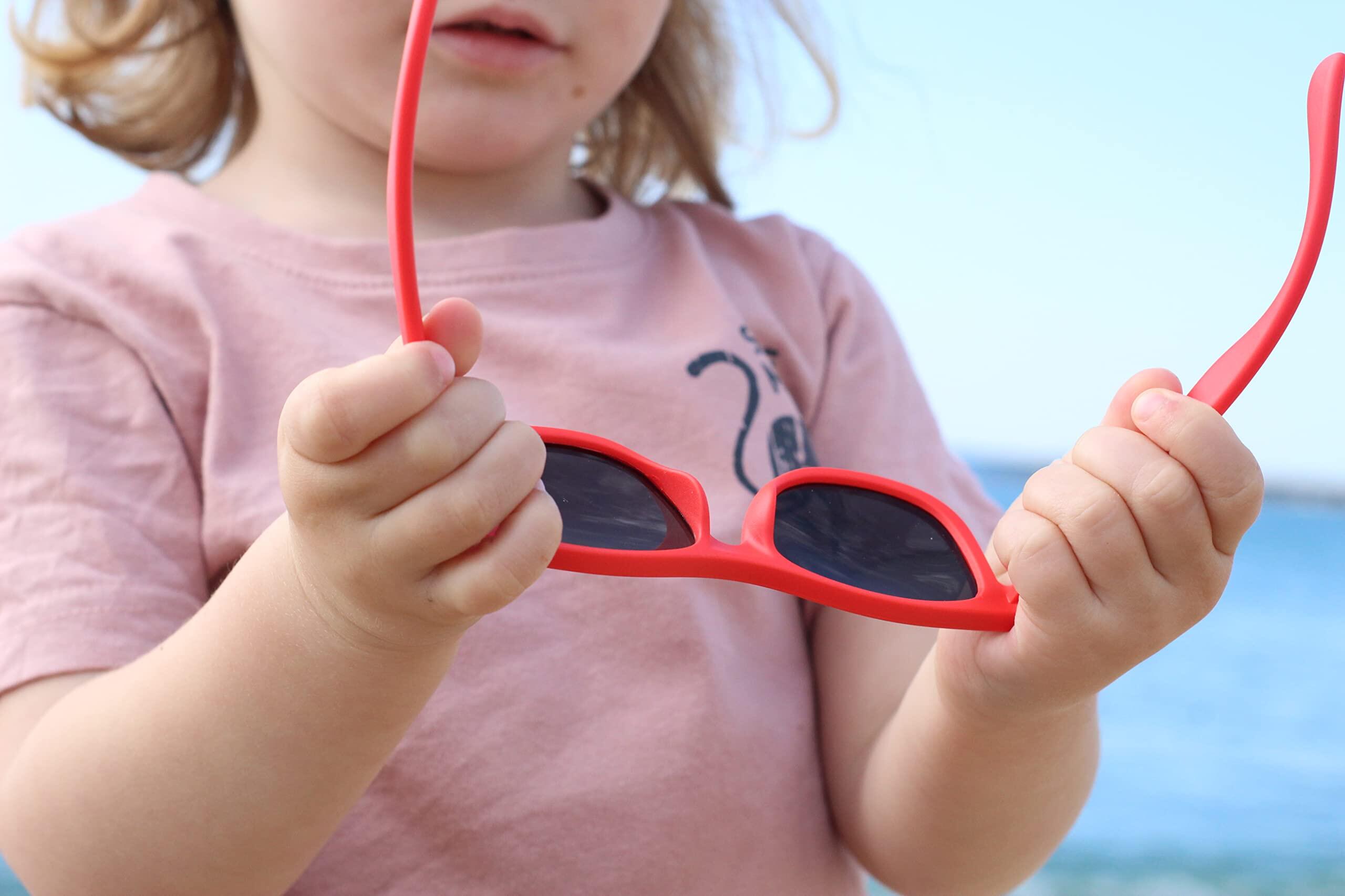 Lunettes de soleil - Enfant / Polarisées (Rouge) 5/7