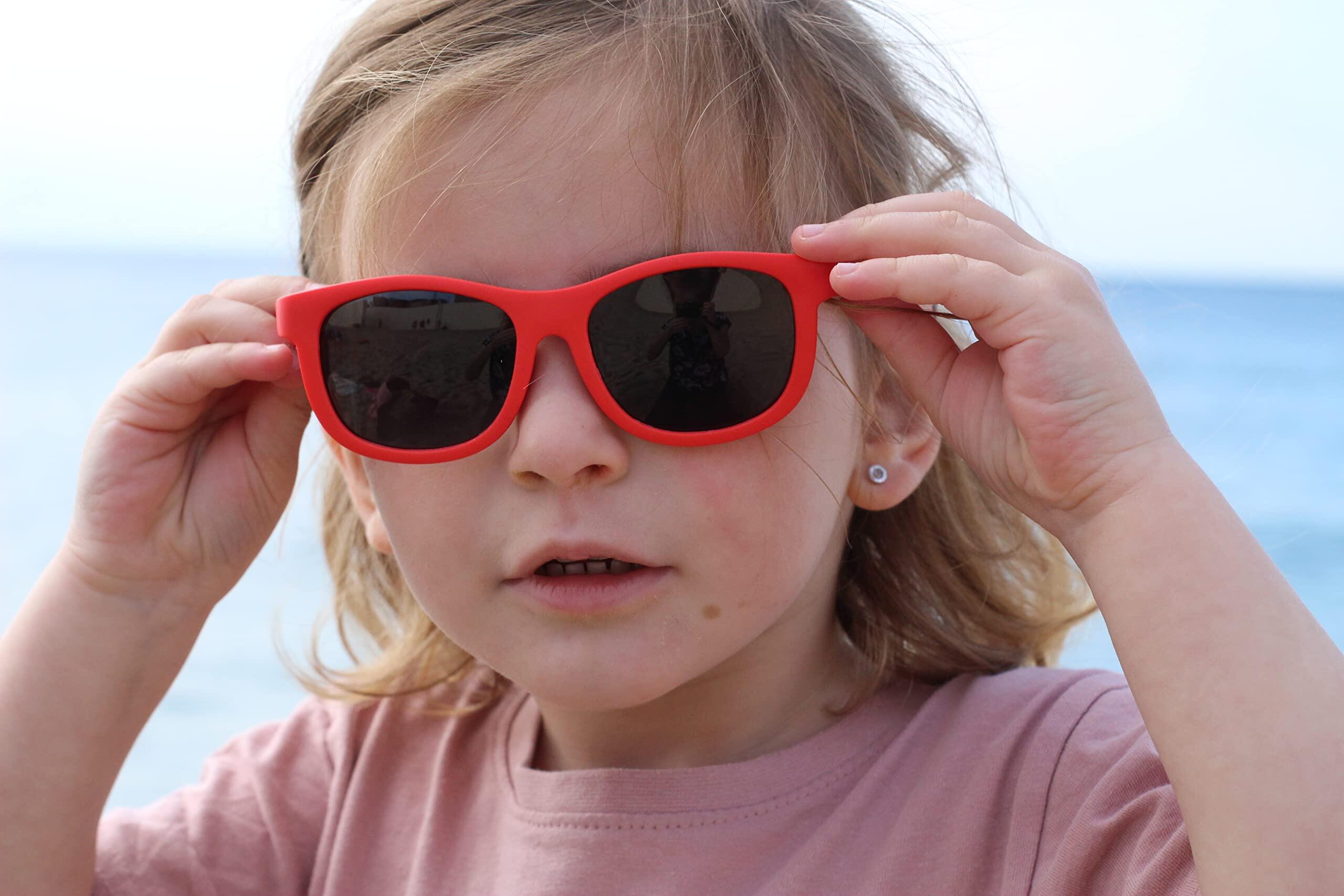 Lunettes de soleil - Enfant / Polarisées (Rouge) 4/7