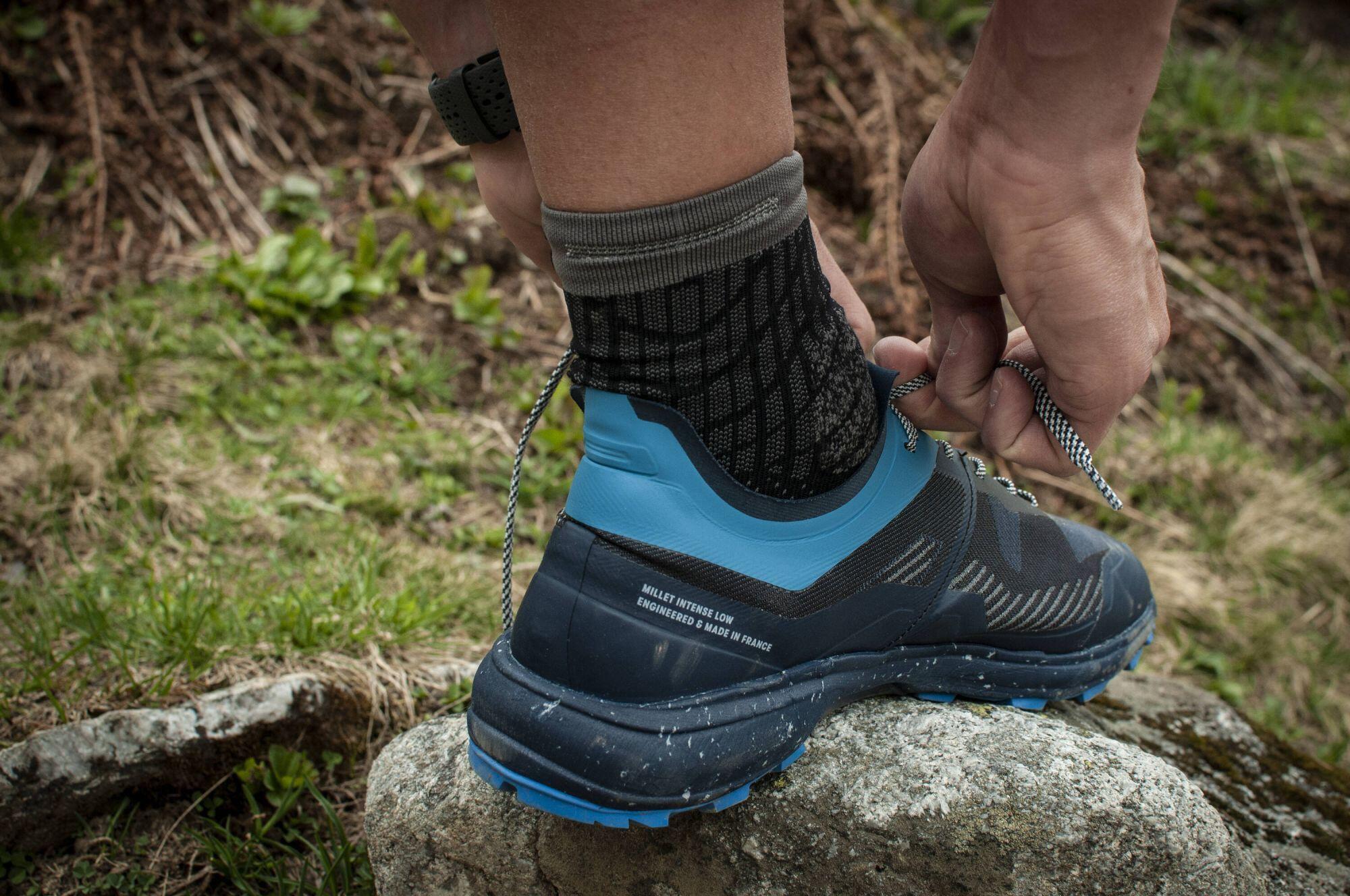 Chaussure de Trail Homme Millet "INTENSE M" (Fabriquées en France) Bleu 42 2/3 5/7