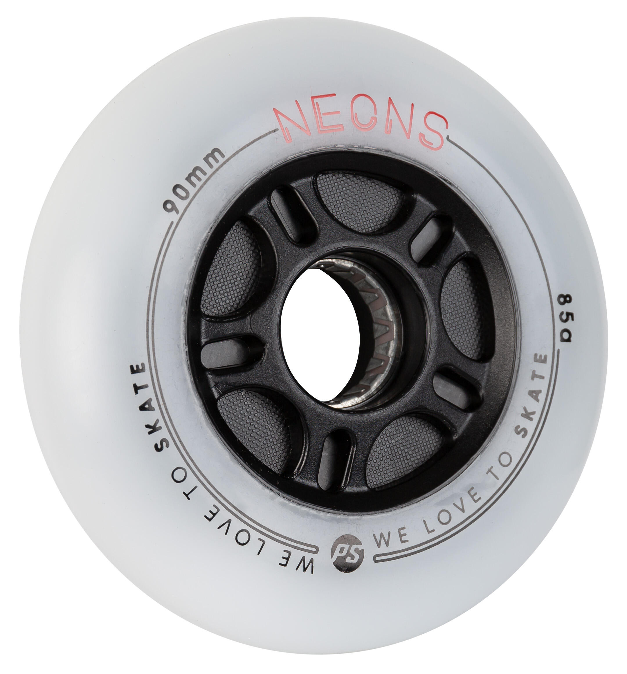 Powerslide Neons 90 Rojo 3/6