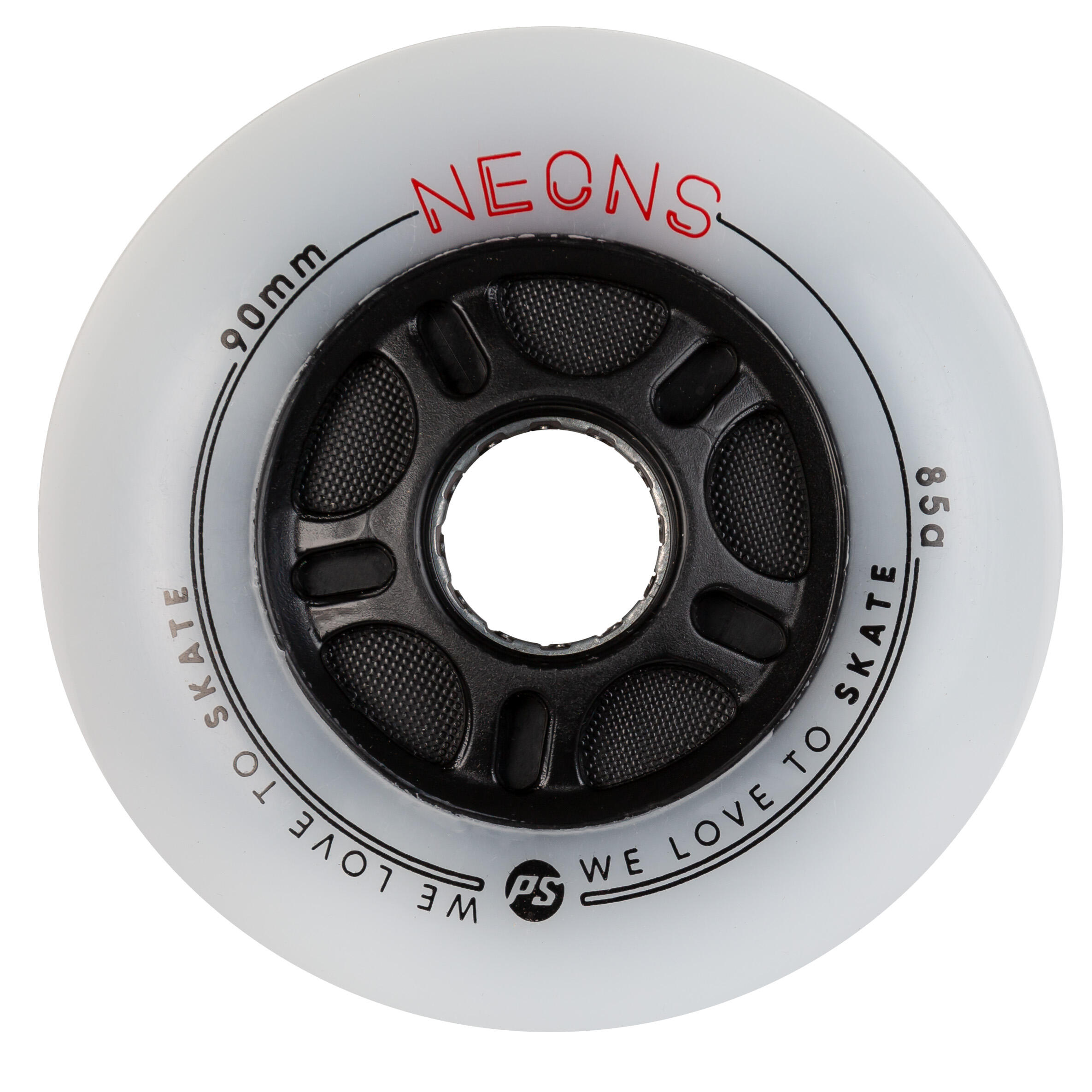 Powerslide Neons 90 Rojo 2/6