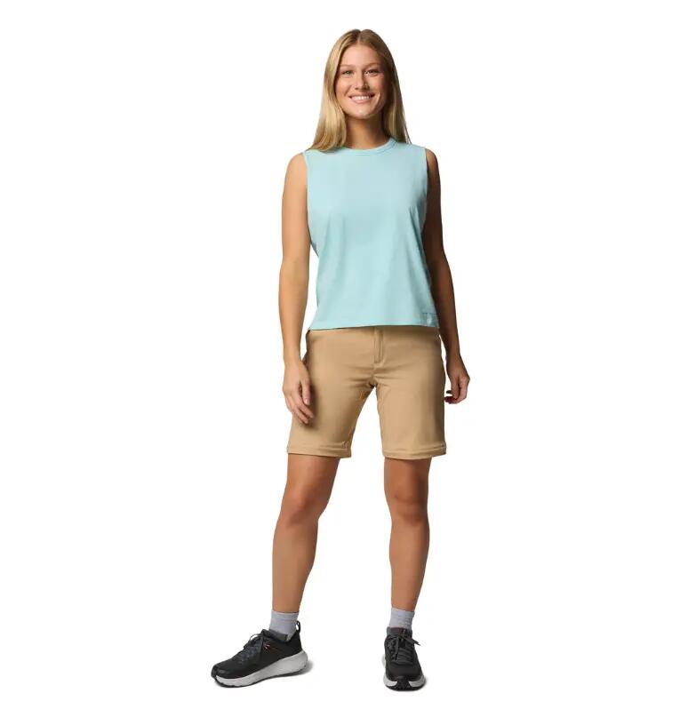 Columbia Leslie Falls Beige Women's Convertible Pants - Regular 2/7