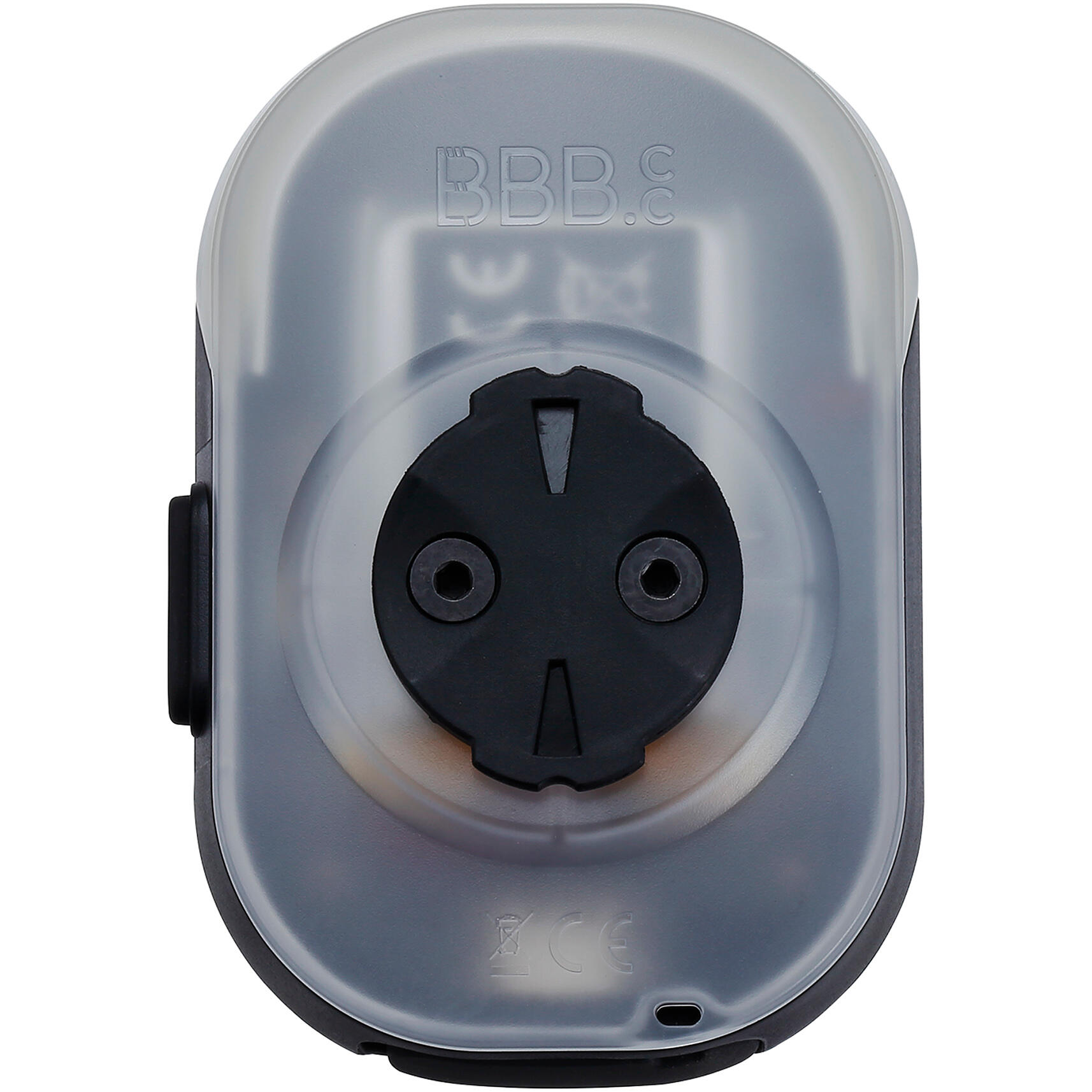 Luz frontal BBB Slice 300 com encaixe para GPS para Garmin e Wahoo 6/7