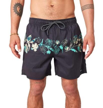 Short de Bain Homme Rip Curl "FRAMED VOLLEY" M Noir