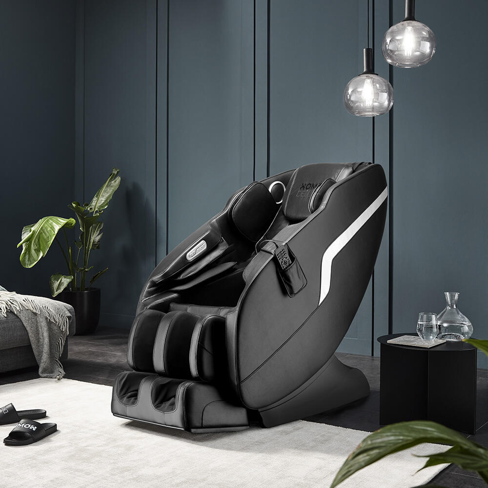 Fauteuil de massage avec fonction zéro gravité KELSO - Noir 2/7
