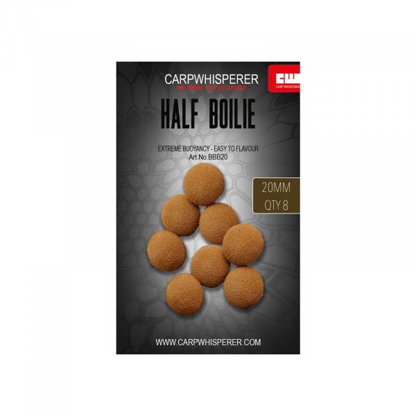 Carp Whisperer - Half Boilie - Diameter: 15mm - Kleur: Bruin 1/1