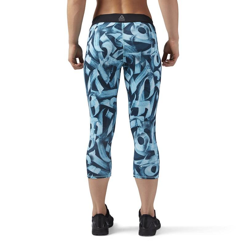 PANTALONE  CROSSFIT CD5776 W CAPRI  AZZURRO 2/5