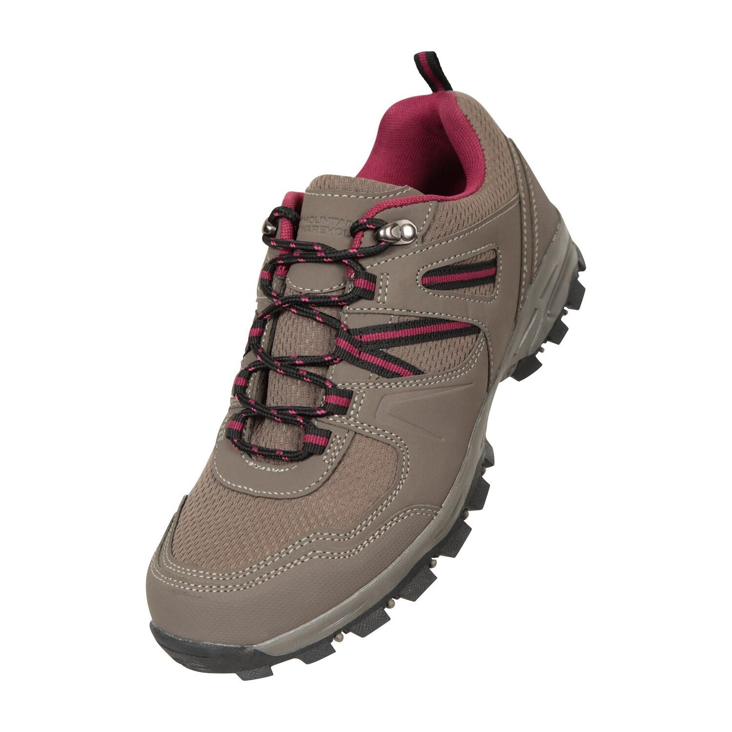 MOUNTAIN WAREHOUSE Womens/Ladies Mcleod Wide Walking Shoes (Brown)