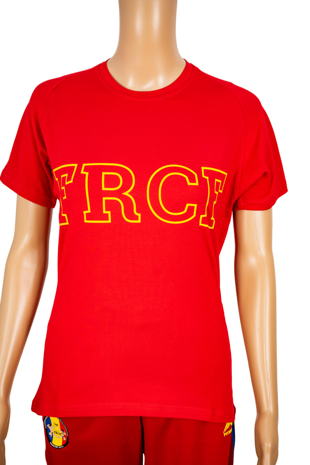Tricou Bumbac Junioare Oficial FRCF Rosu