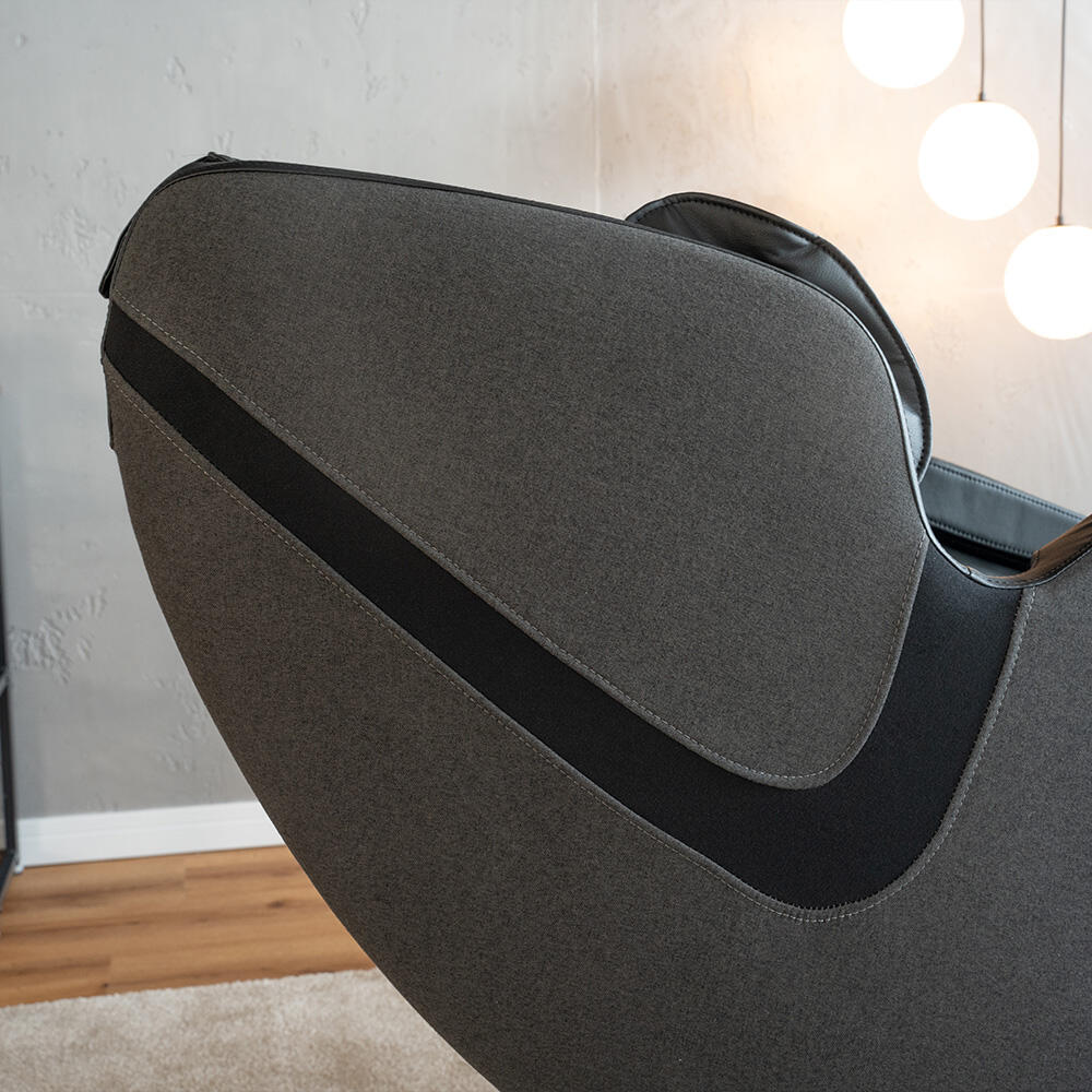 Fauteuil de massage MARINO avec rembourrage en tissu Premium - Anthracite 3/7