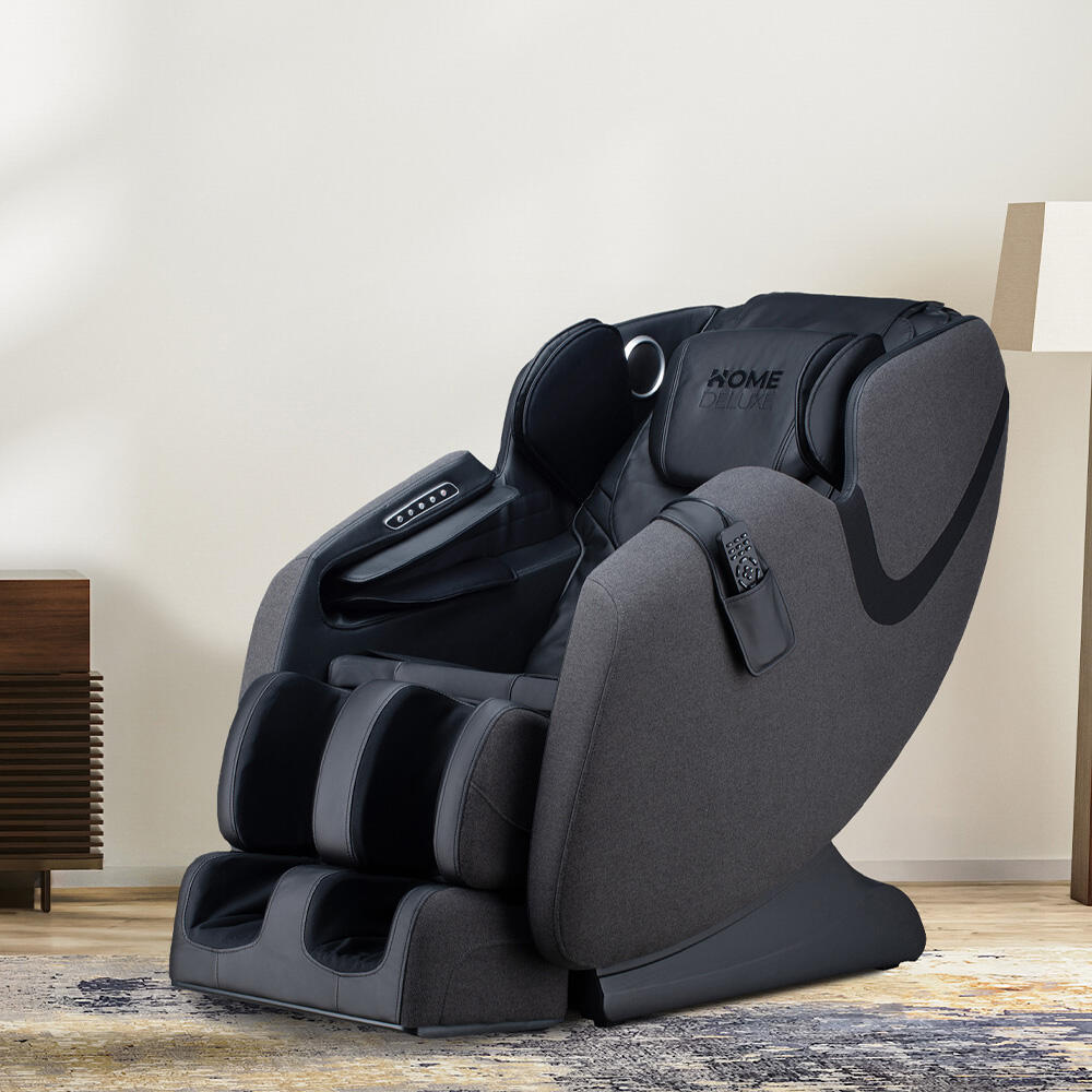 Fauteuil de massage MARINO avec rembourrage en tissu Premium - Anthracite 2/7