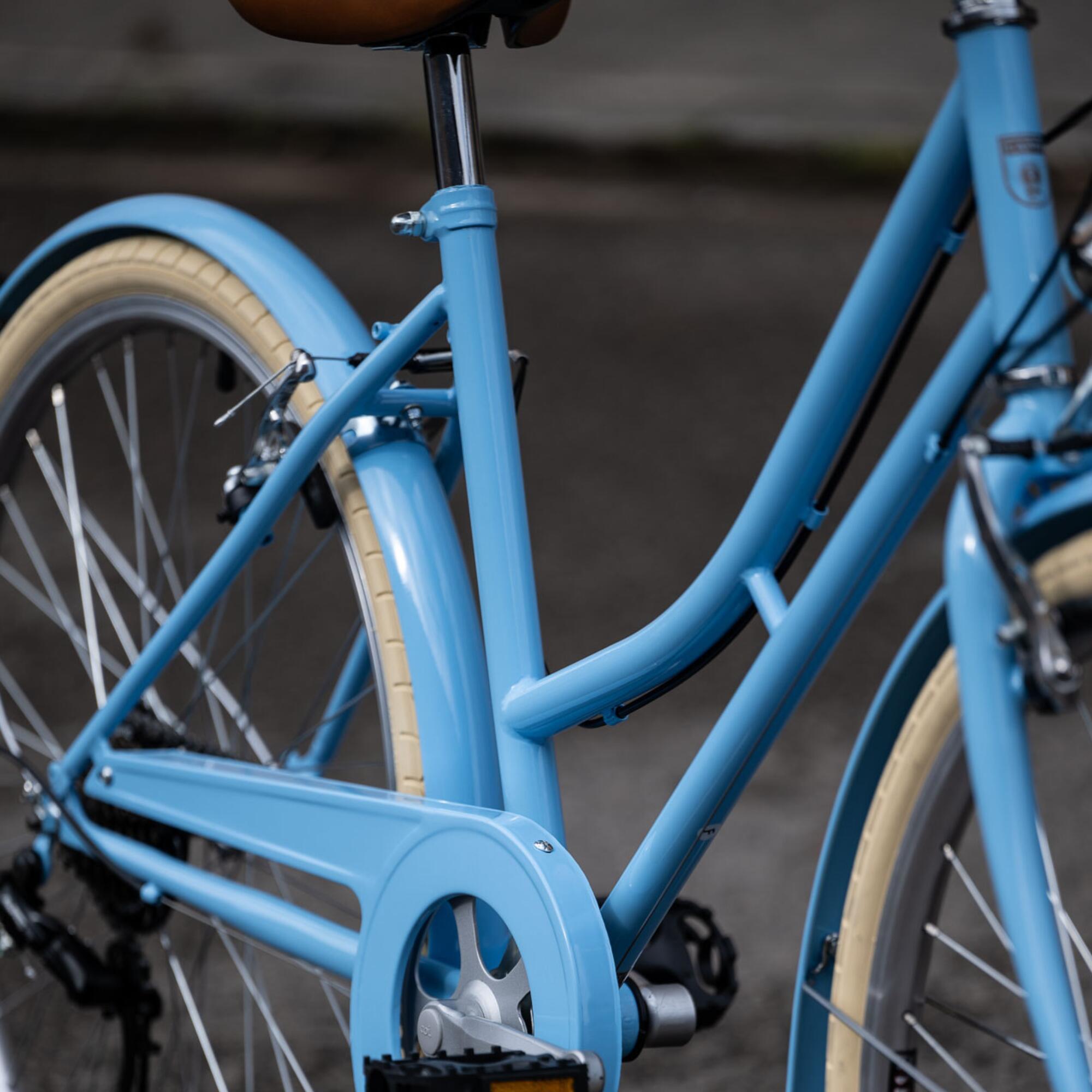 Bicicleta de Passeio Vintage Capri Valentina 26" 6 Velocidades - Pastel Blue 7/7