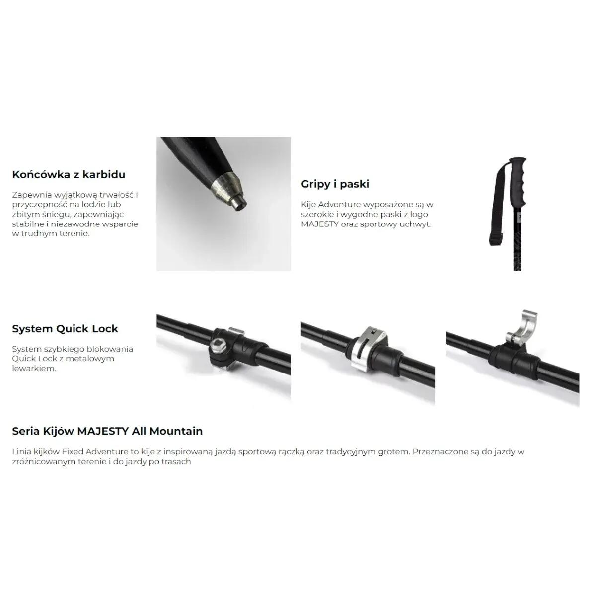 Bete Schi Telescopice MAJESTY Touring 2p, 105-140 cm 4/7