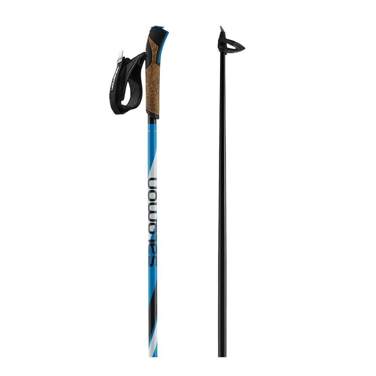 Salomon - Batons De Ski Nordique R 30 Click Homme - Bâton De Ski - Noir - 175 Cm - Decathlon