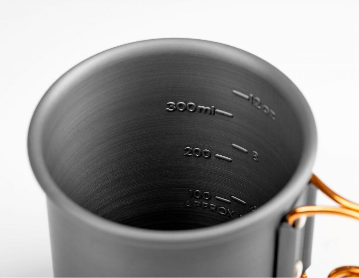 Gobelet Halulite GSI Outdoors Aluminium, eloxiert, 414 ml, leicht, faltbar. 3/5
