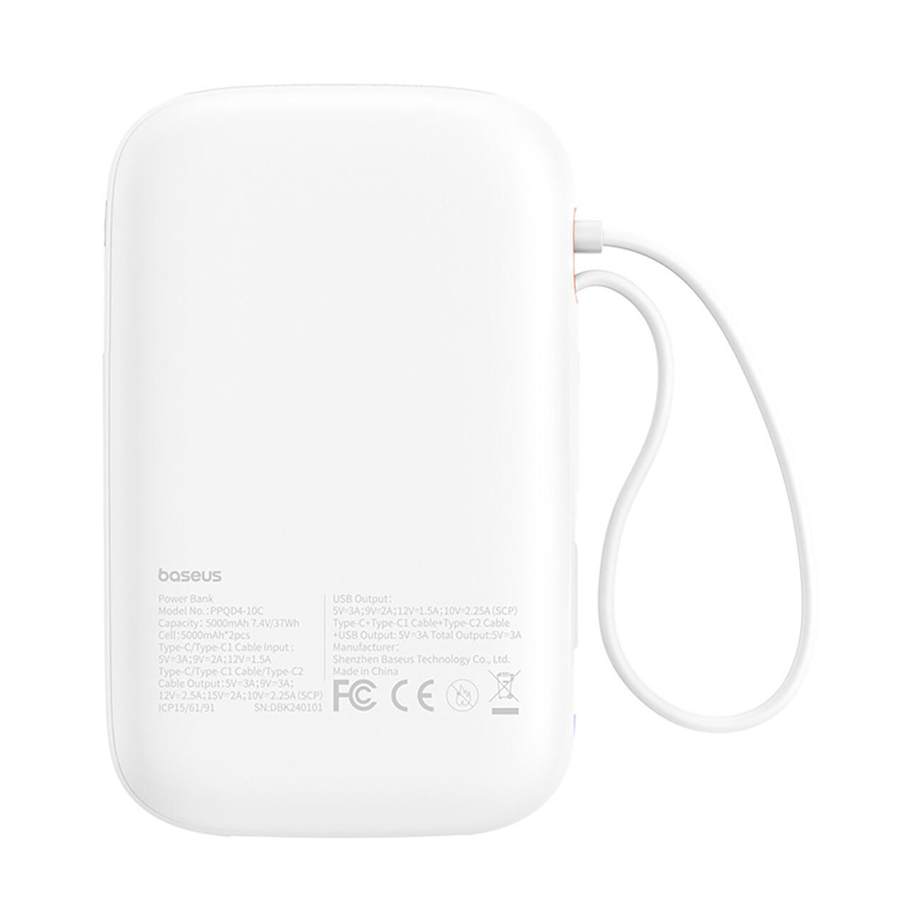Powerbank Baseus P10055008213-00 USB 5/7