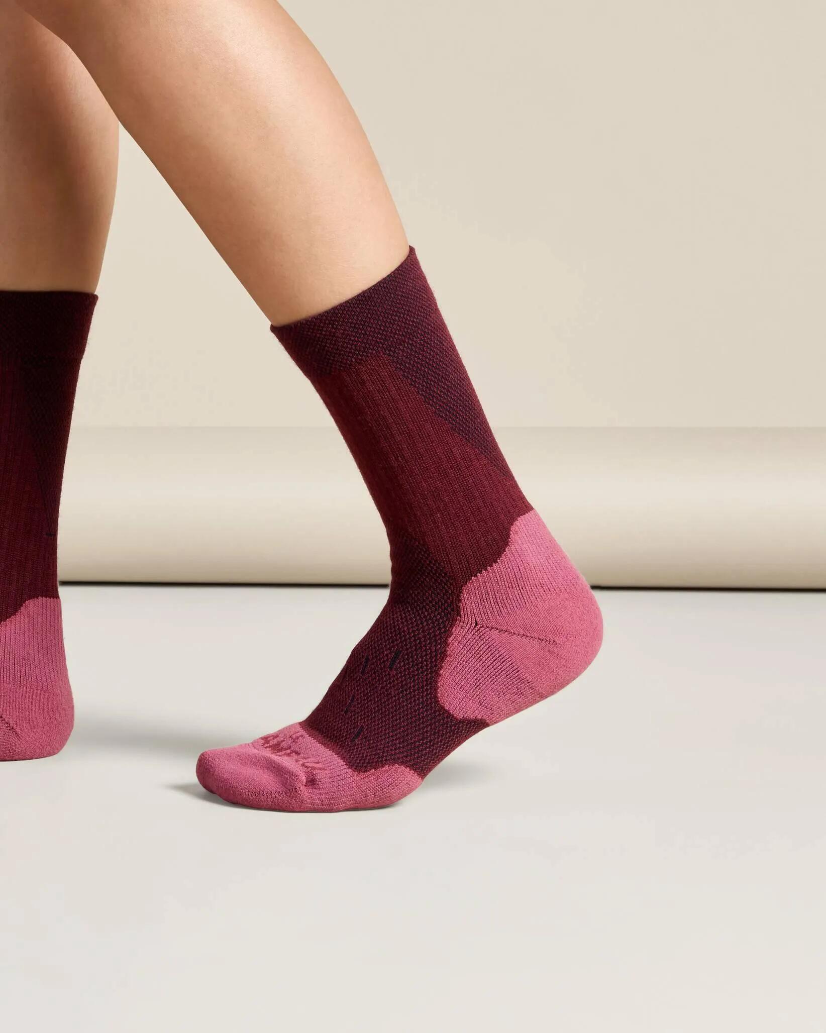 Chaussettes Iris Low Le Chameau Rouges - M 4/4