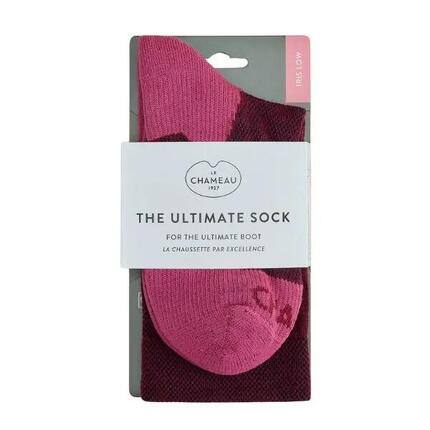 Le Chameau Iris Low sokken Rood - Maat S