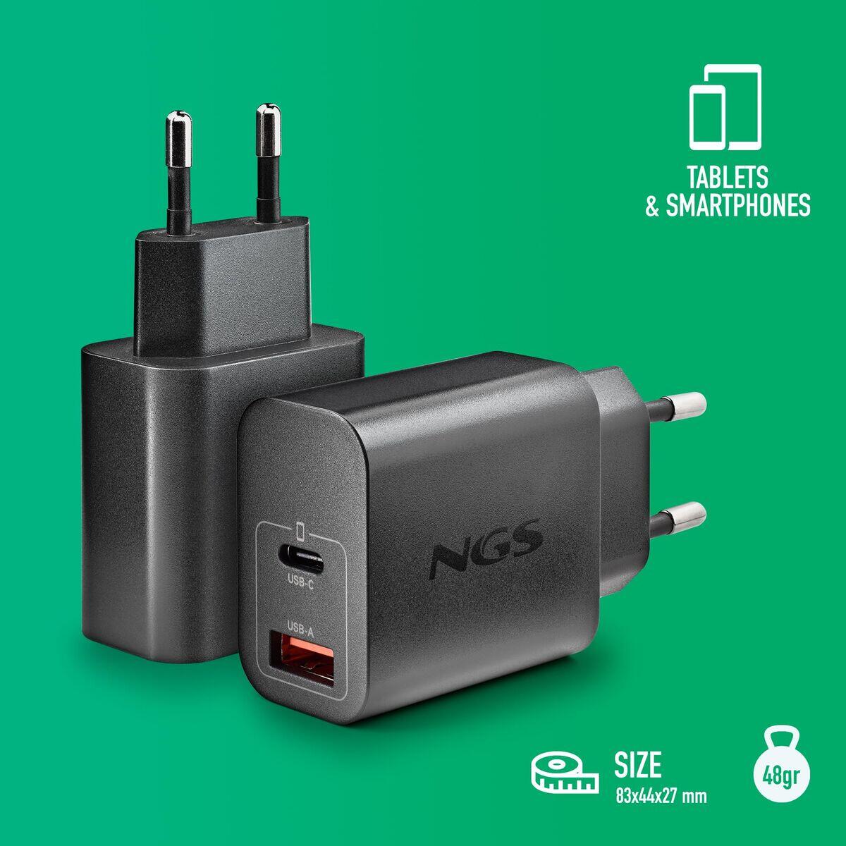 Laptopladekabel NGS ERA20WBLACK EU-Stecker 2/5