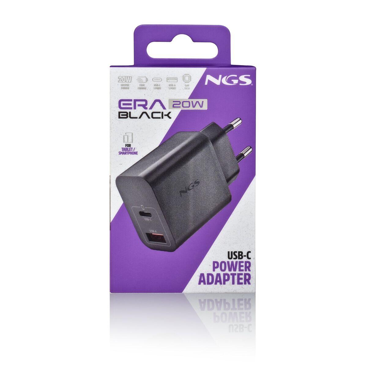 Laptopladekabel NGS ERA20WBLACK EU-Stecker 4/5