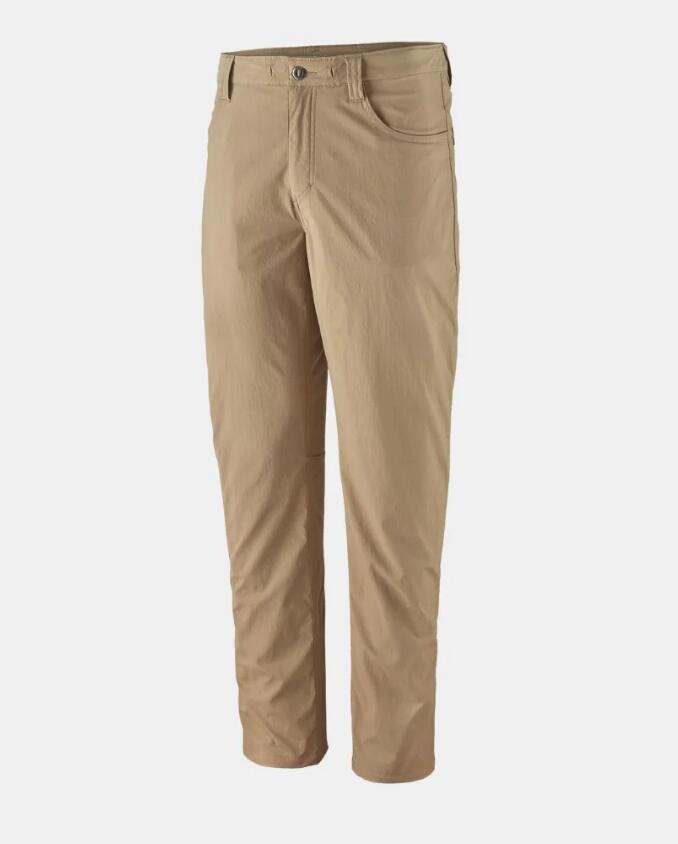 Pantalon Respirant Patagonia "Men's Quandary Pants - Regular" Beige 30 5/5