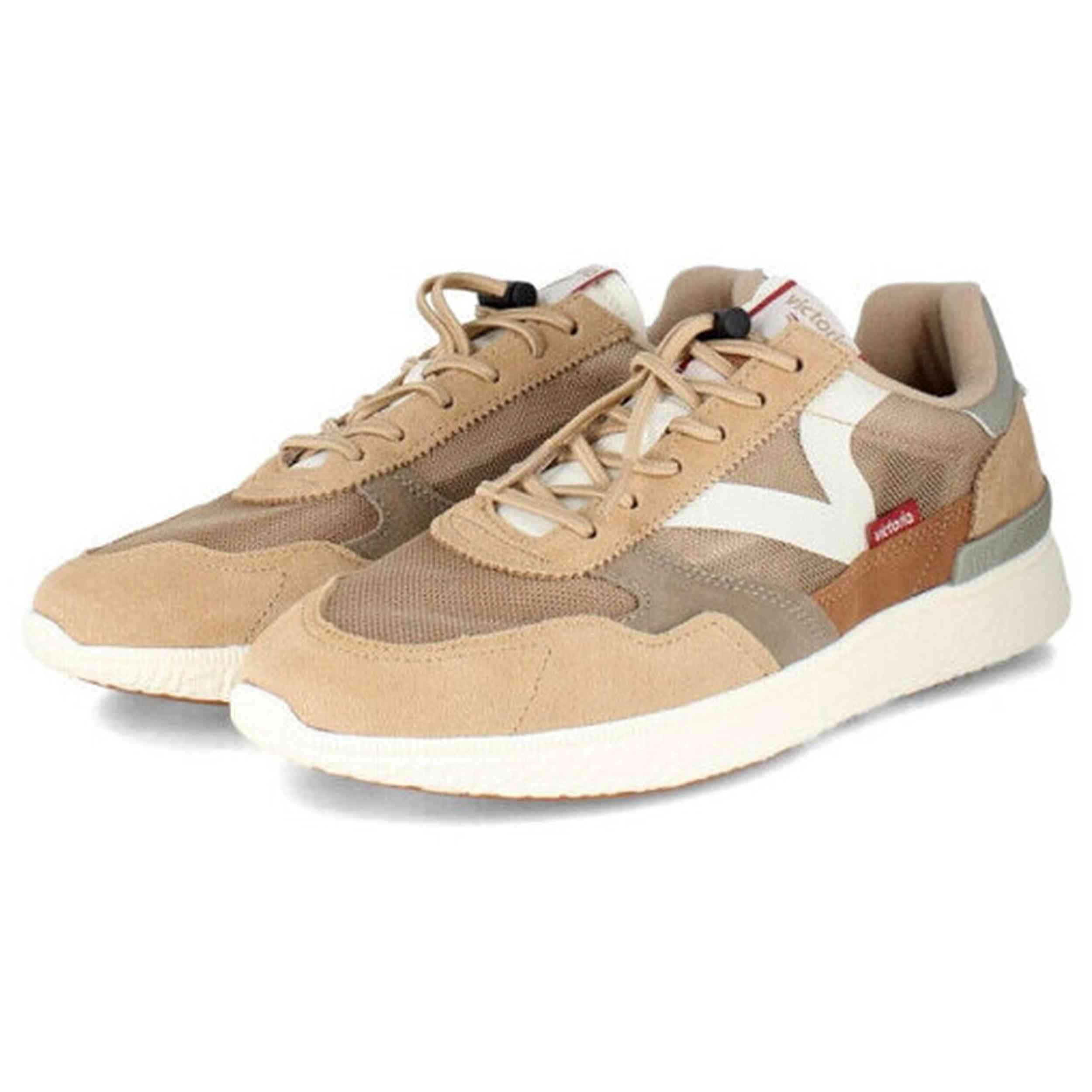 Zapatillas Victoria modelo 8805102-BEIGE para hombre 3/5