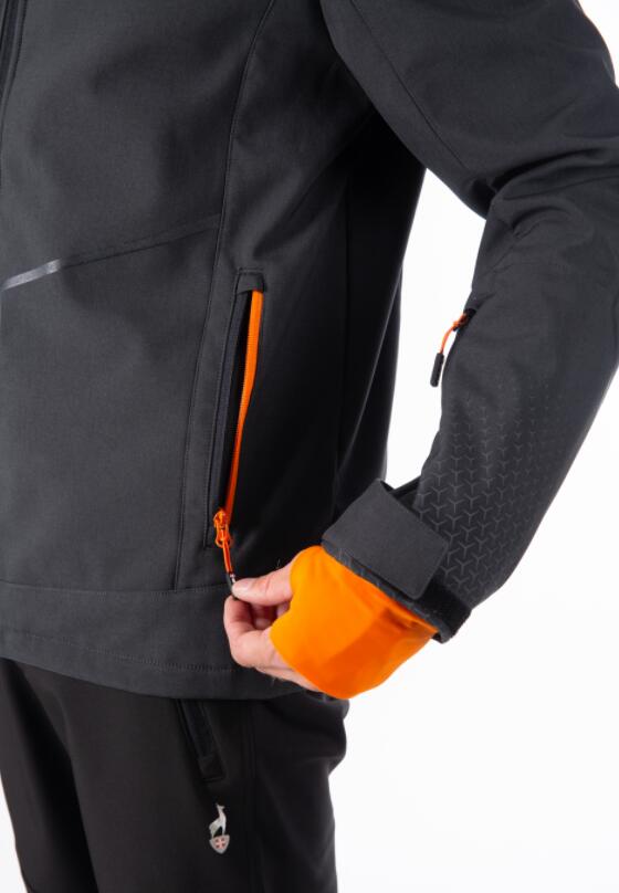 Softshell Imperméable de Randonnée Homme Aulp "Cyrus" 2XL Gris 3/7