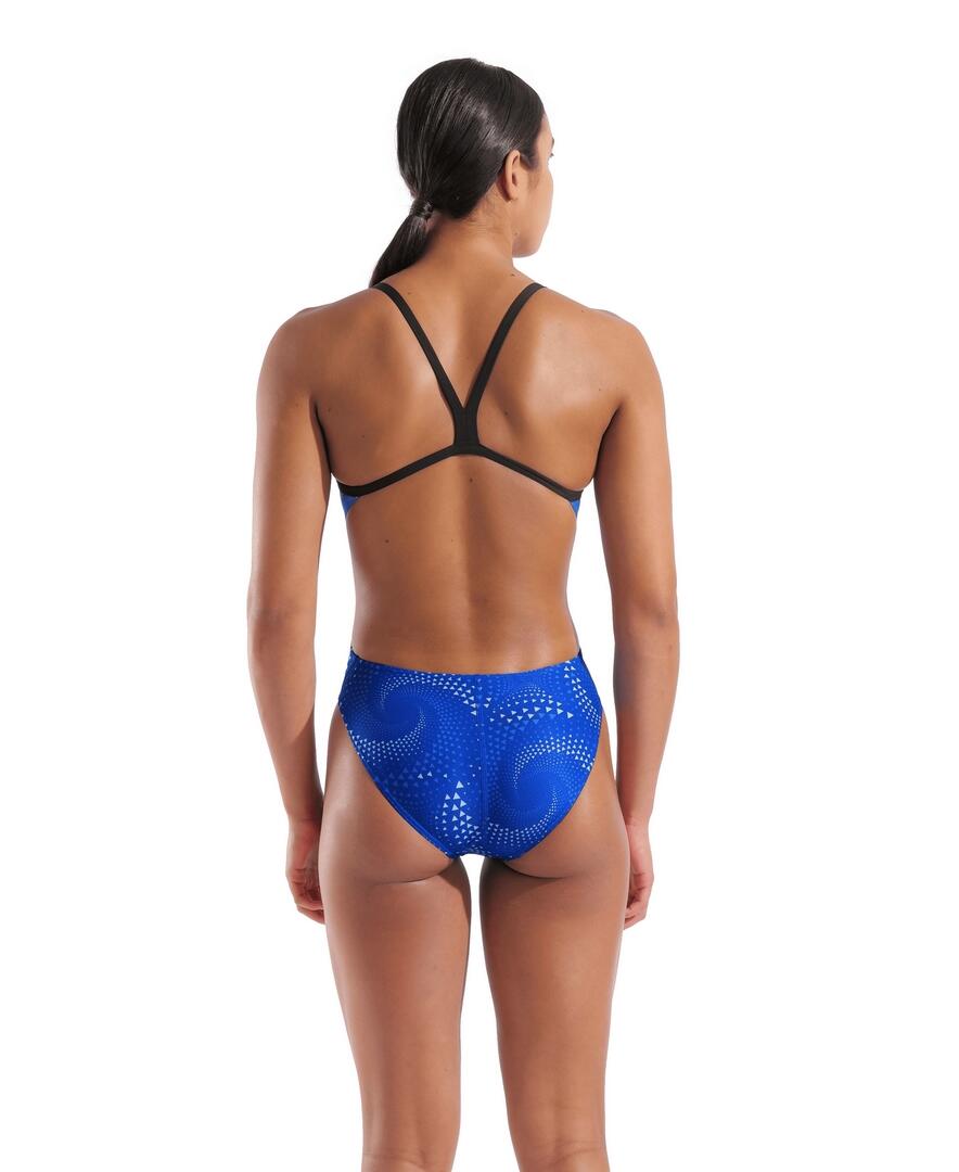 Maillot de bain Arena Challenge Back Fireflow Noir/Bleu 2/7