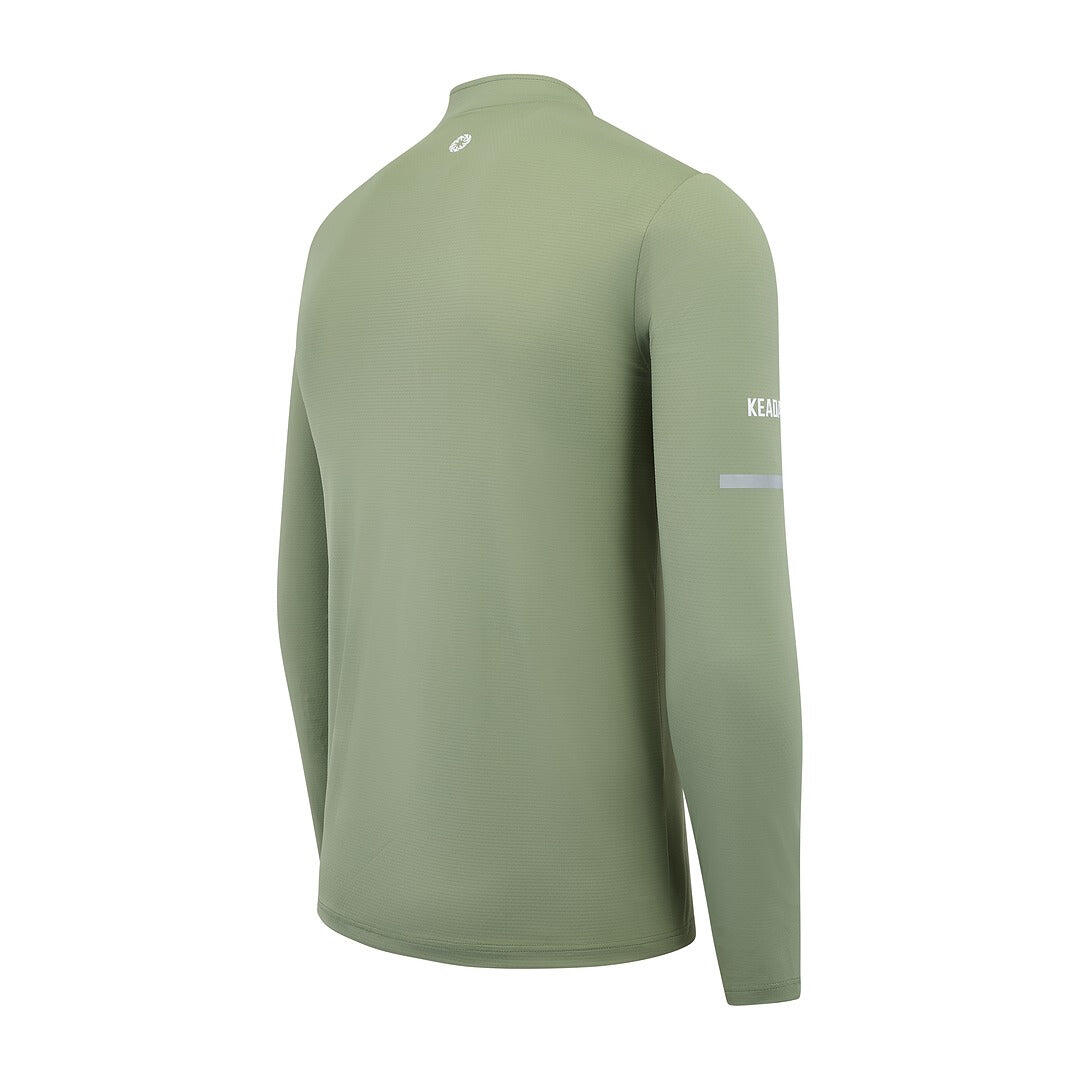 Essentiële heren half-zip performance sweatshirt 4/5