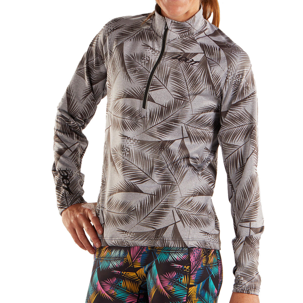 Kurzarm Trikot Damen Sport Laufen Half-Zip Style Ali'i 2019 ZOOT 1/7