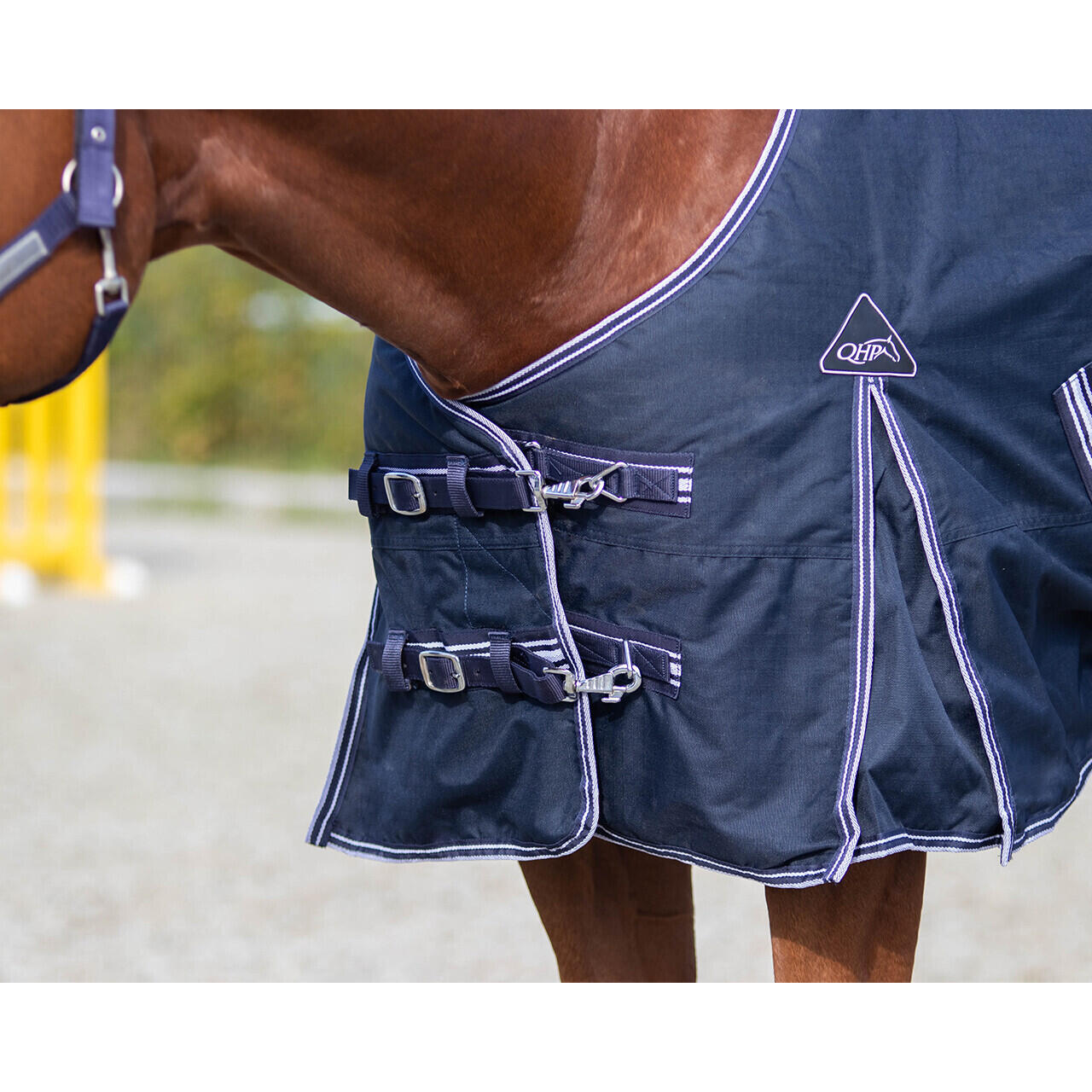 Couverture d'extérieur pour cheval QHP Luxury 0g 3/5