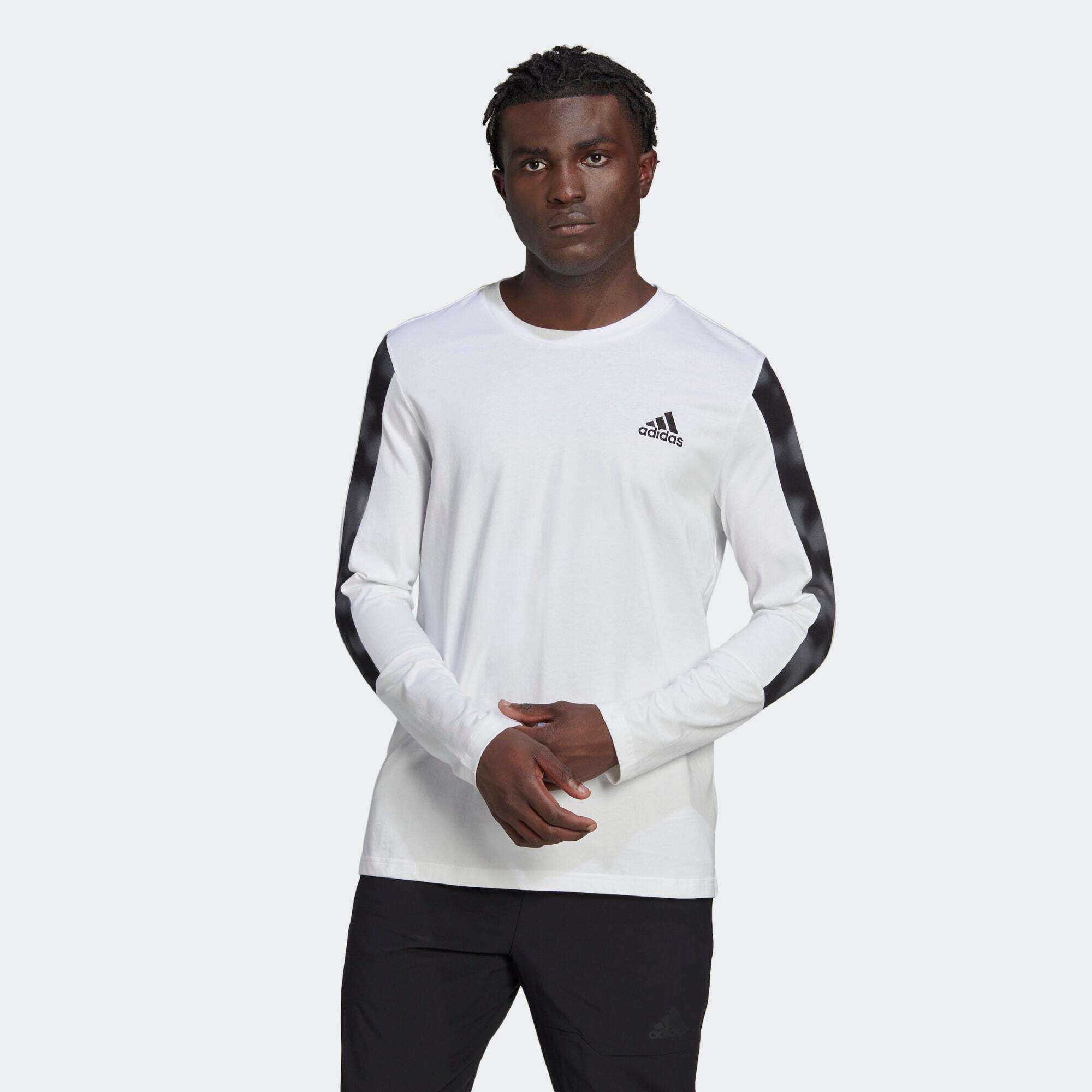 T-shirt met lange mouwen en camouflageprint adidas Essentials 3/5