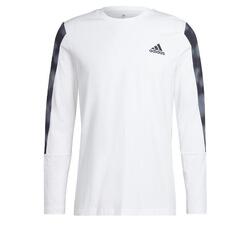 T-shirt à manches longues imprimé camo Essentials