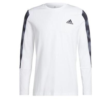 T-shirt à manches longues imprimé camo Essentials