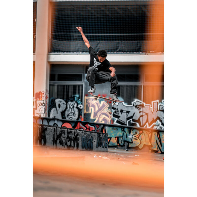 T-shirt Trigger Ride Noir 3/4