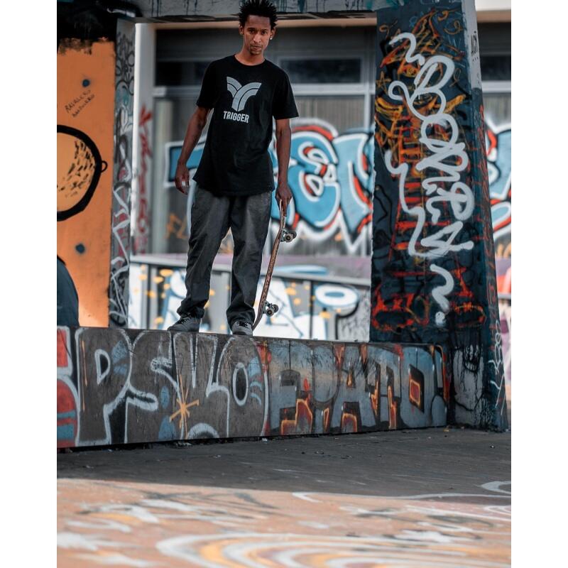 T-shirt Trigger Ride Noir 2/4