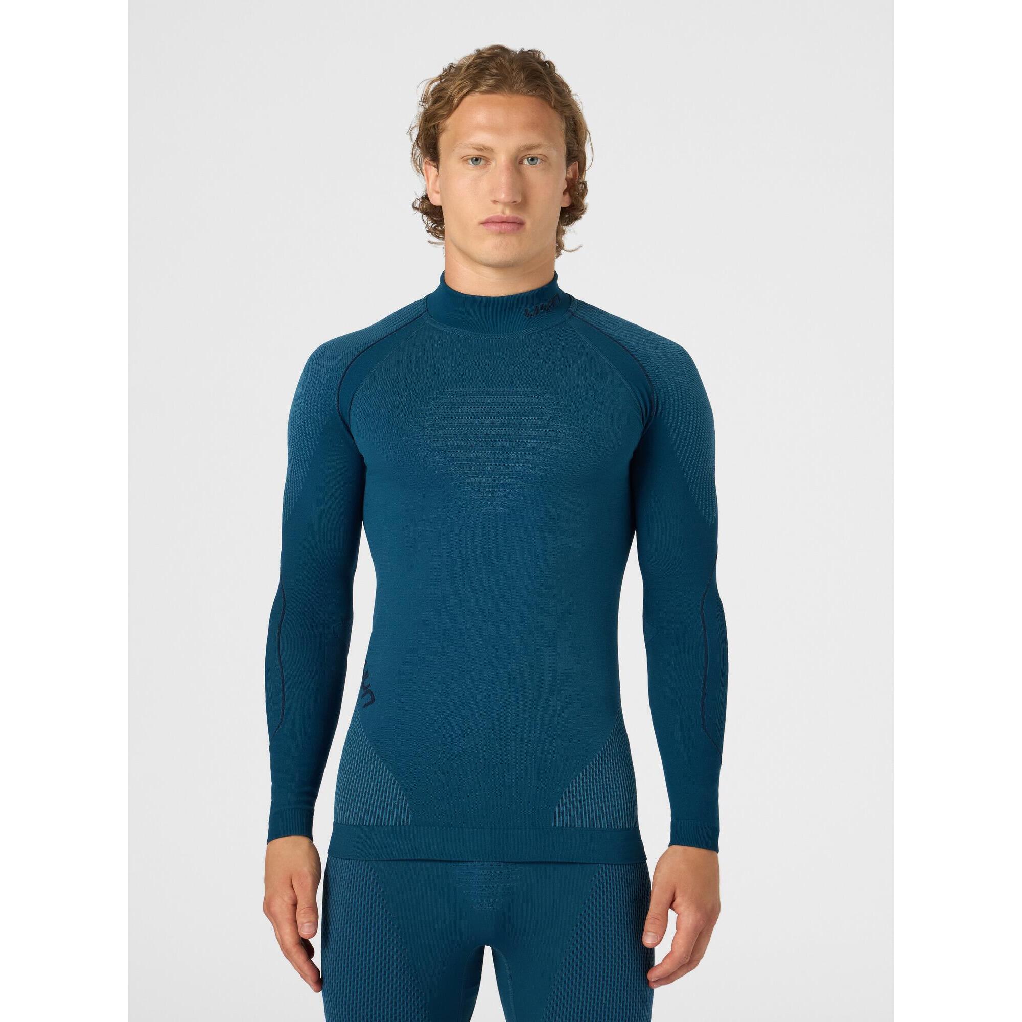 Uyn - Evolutyon Turtleneck Thermal Jersey - Sous Maillot Manche Longue - Bleu - 52 2xl - Decathlon