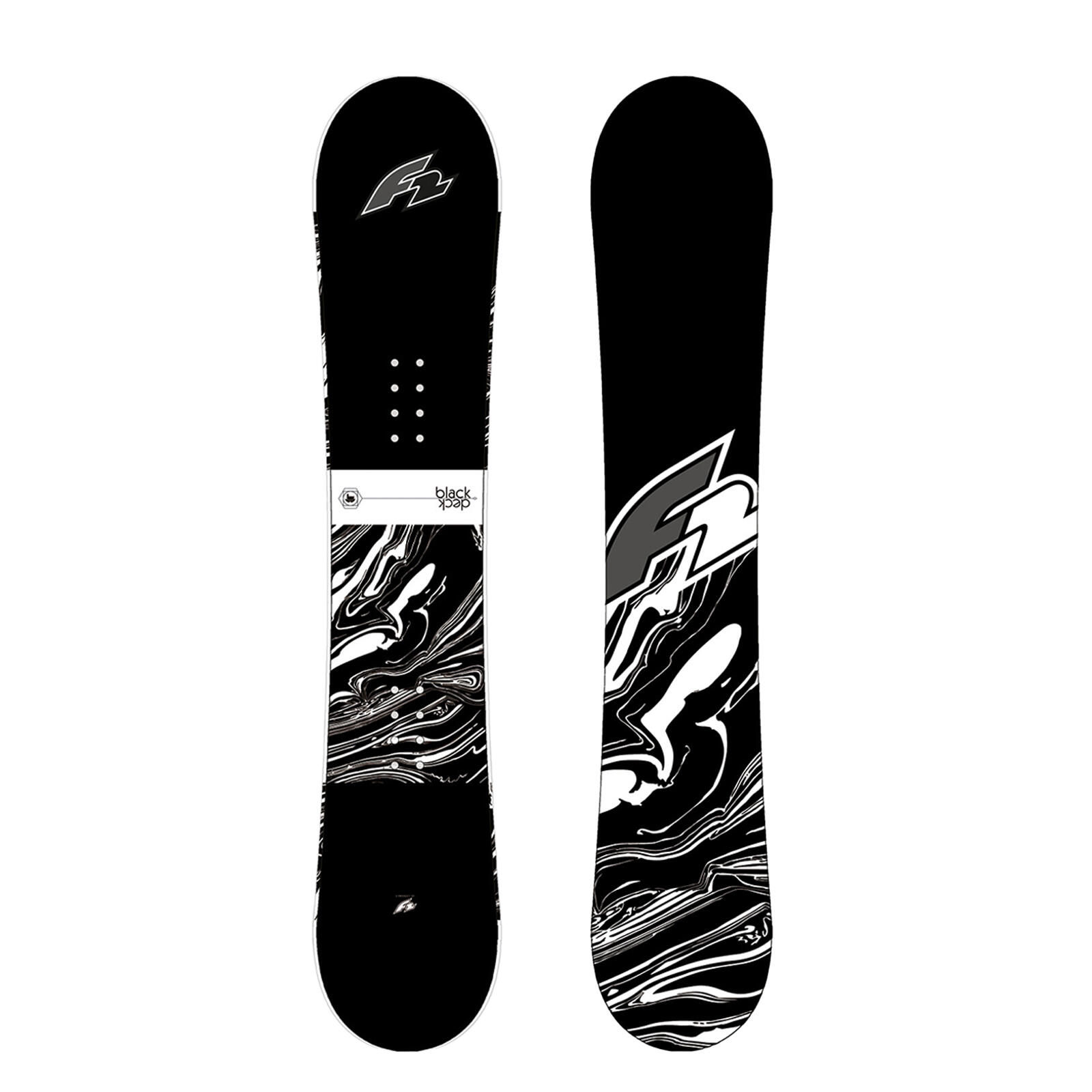 F2 Set Snowboard Blackdeck Schwarz 147cm + Sonic Pro Bindung M 2/5