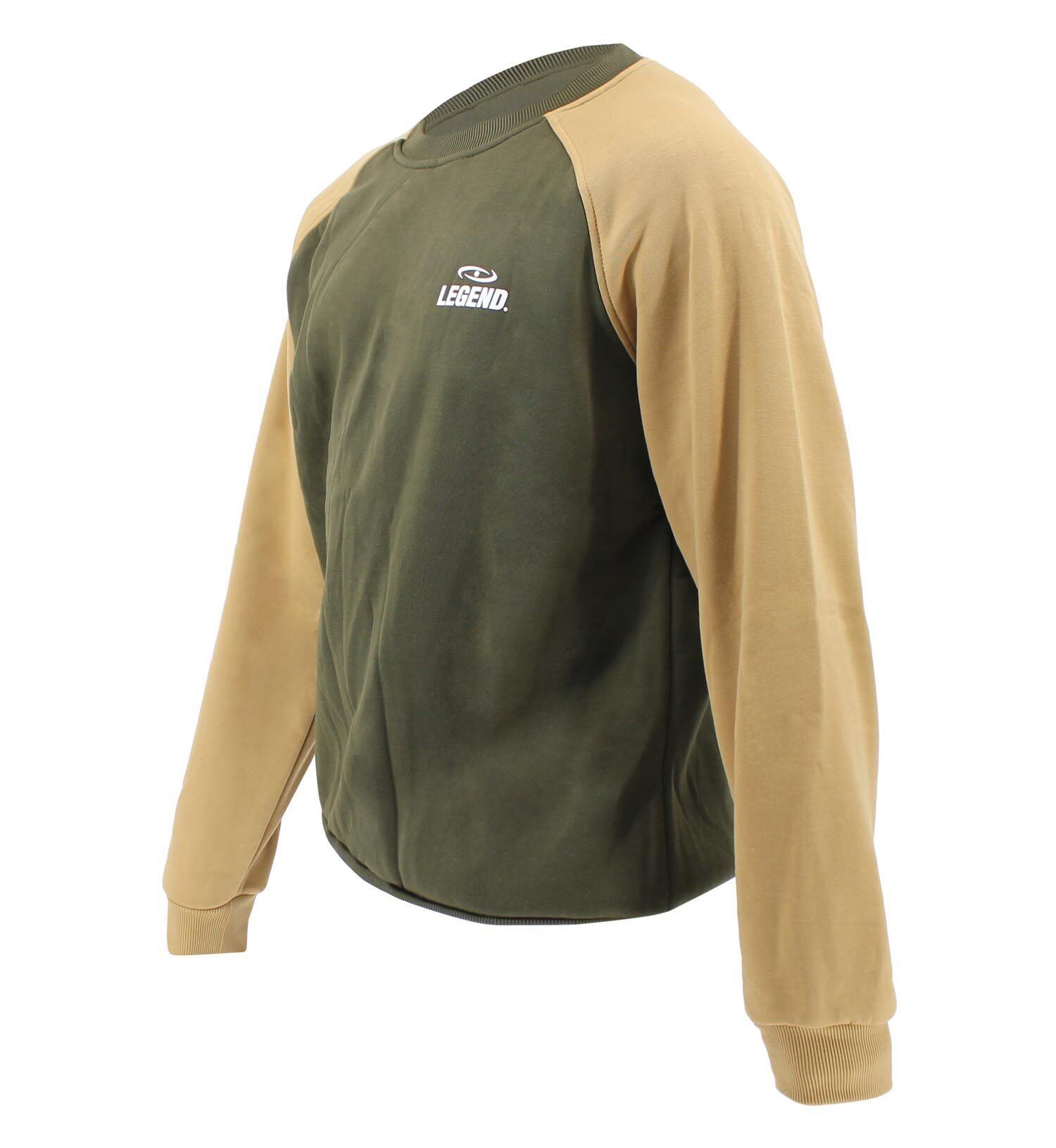 Trui/sweater dames/heren Groen Fleece Fitness en Hardlopen 4/5