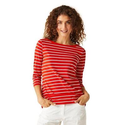 Regatta regatta t-shirts bayletta tee dames high risk red/white